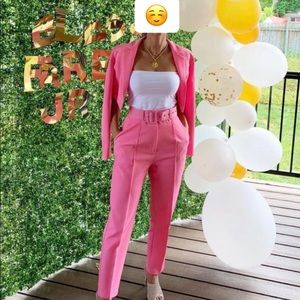 3 piece suit (includes pants, jacket, and belt)